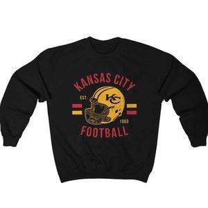 Kc Chiefs Sweatshirt Vintage Kansas City Chiefs Sweatshirt